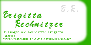 brigitta rechnitzer business card